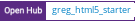 Open Hub project report for greg_html5_starter