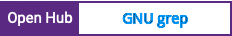 Open Hub project report for GNU grep