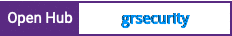 Open Hub project report for grsecurity