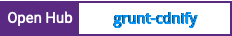 Open Hub project report for grunt-cdnify