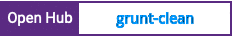 Open Hub project report for grunt-clean