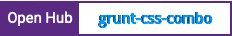 Open Hub project report for grunt-css-combo