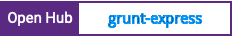 Open Hub project report for grunt-express