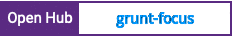 Open Hub project report for grunt-focus