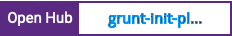 Open Hub project report for grunt-init-plugin