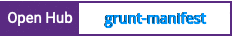 Open Hub project report for grunt-manifest