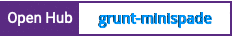 Open Hub project report for grunt-minispade