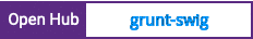 Open Hub project report for grunt-swig