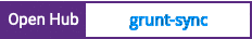 Open Hub project report for grunt-sync