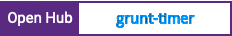 Open Hub project report for grunt-timer