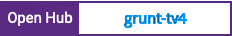 Open Hub project report for grunt-tv4