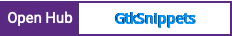 Open Hub project report for GtkSnippets