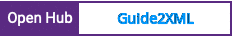 Open Hub project report for Guide2XML
