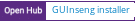 Open Hub project report for GUInseng installer