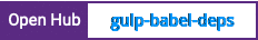 Open Hub project report for gulp-babel-deps