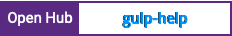 Open Hub project report for gulp-help