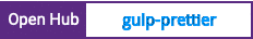 Open Hub project report for gulp-prettier