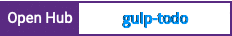 Open Hub project report for gulp-todo