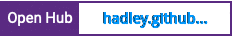 Open Hub project report for hadley.github.com