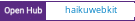 Open Hub project report for haikuwebkit