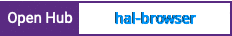 Open Hub project report for hal-browser