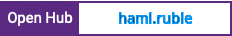 Open Hub project report for haml.ruble