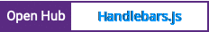 Open Hub project report for Handlebars.js