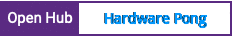 Open Hub project report for Hardware Pong