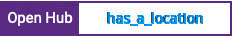 Open Hub project report for has_a_location
