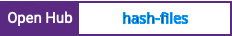 Open Hub project report for hash-files