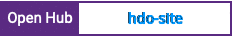 Open Hub project report for hdo-site