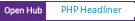 Open Hub project report for PHP Headliner