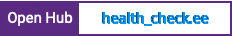 Open Hub project report for health_check.ee
