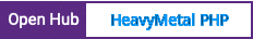 Open Hub project report for HeavyMetal PHP