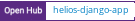 Open Hub project report for helios-django-app