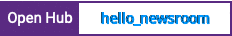 Open Hub project report for hello_newsroom