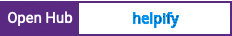 Open Hub project report for helpify