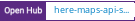 Open Hub project report for here-maps-api-scripts