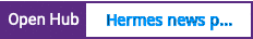 Open Hub project report for Hermes news portal