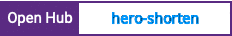 Open Hub project report for hero-shorten