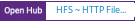Open Hub project report for HFS ~ HTTP File Server