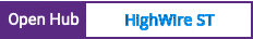 Open Hub project report for HighWire ST