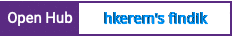 Open Hub project report for hkerem's findik