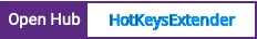 Open Hub project report for HotKeysExtender
