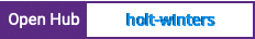 Open Hub project report for holt-winters