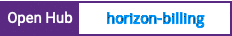 Open Hub project report for horizon-billing