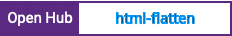 Open Hub project report for html-flatten