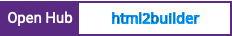 Open Hub project report for html2builder