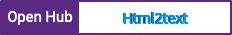 Open Hub project report for Html2text