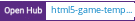 Open Hub project report for html5-game-template